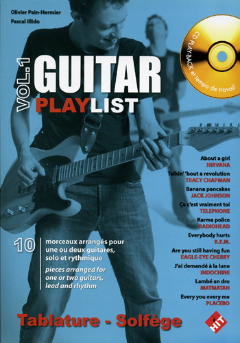 Hit Diffusion PARTITION GUITAR PLAYLIST VOLUME 1 NIRVANA RADIO HEAD....