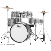 batterie acoustique pearl roadshow 5f junior 16 grindstone sparkle