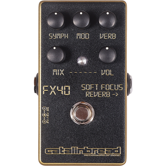 Pedale D'Effet Guitare Reverb Catalinbread Soft Focus Gold