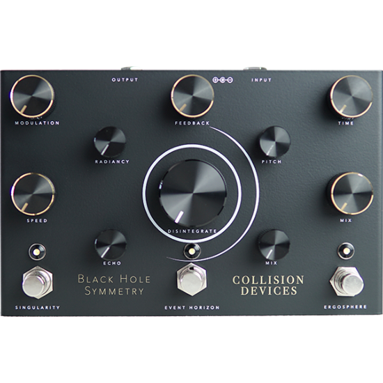 Pedale D'Effet Guitare Délai Collision Devices Black Hole Symmetry