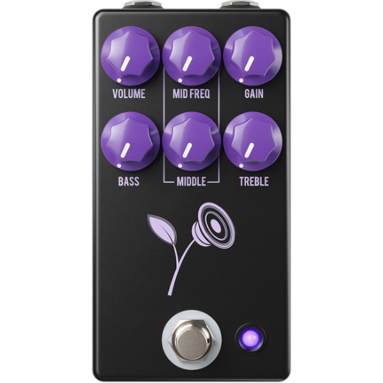 Pedale D'Effet Guitare Distorsion Jhs Pedals Violet Black Lari Basilio Signature