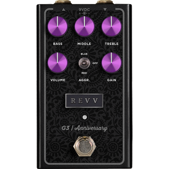 Pedale D'Effet Guitare Distorsion Revv Revv G3 Anniversary Edition