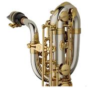 Yanagisawa B-WO30BSB ELITE - Saxophone baryton, bocal et tube argent massif, culasse et pavillon bronze argenté