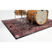 Tapis batterie Drum'N'Base Vintage Persian Black Red