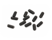 American Series Guitar Bridge Saddle Height Adjustment Screws (1/4), Black (12)