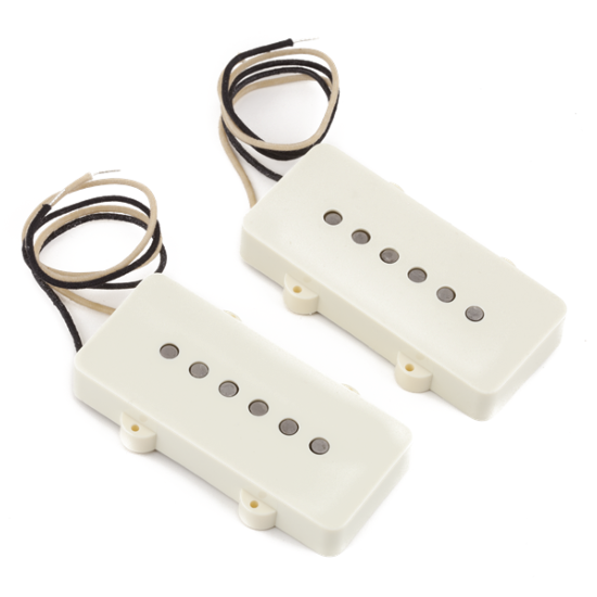 Pure Vintage '65 Jazzmaster Pickup Set, Vintage White (2)