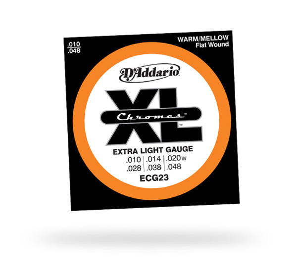 D'Addario ECG23 - Cordes électrique Chromes Stainless Steel 10-48