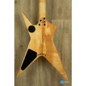 Guitare électrique Ligérie Lutherie modèle sur mesure type Dean Baby ML/Stealth