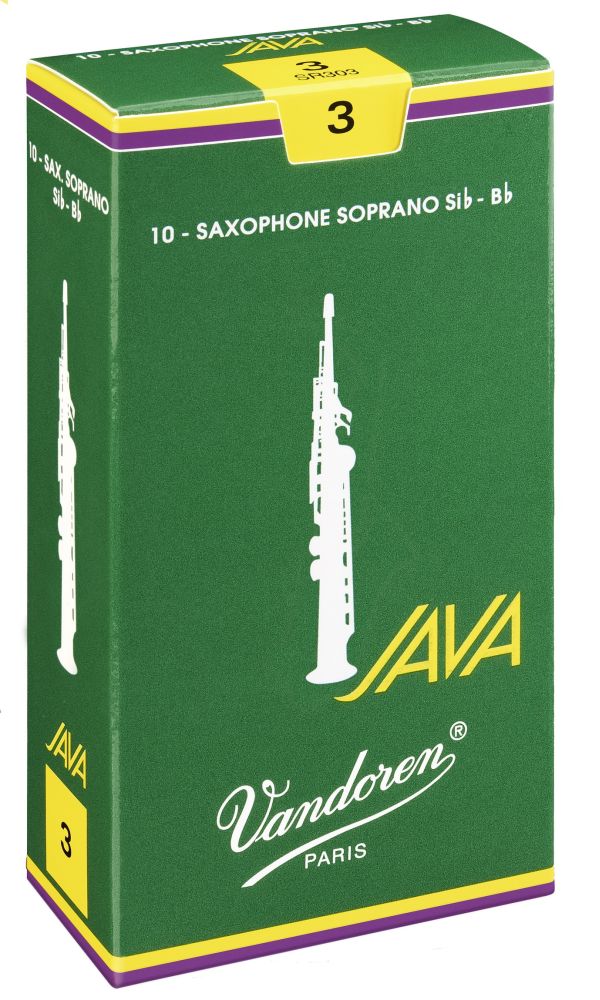 Vandoren SR303 - Java force 3 - anches saxophone soprano - boite de 10