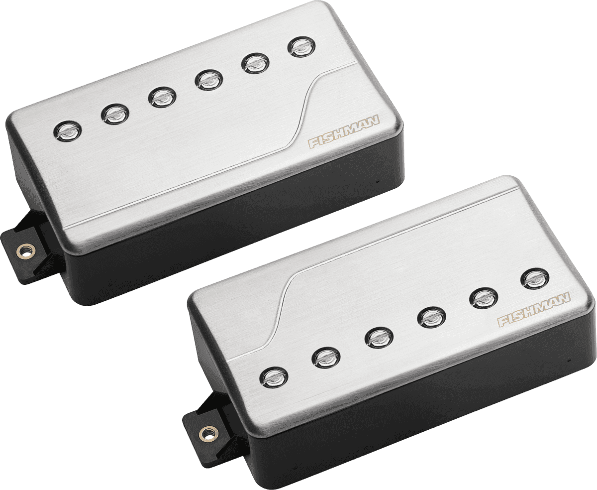 Fishman CHB-SR2 - set micros humbucker classic alu brossé