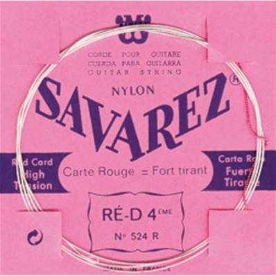 Savarez 524R - re-4 rouge filee m/ar