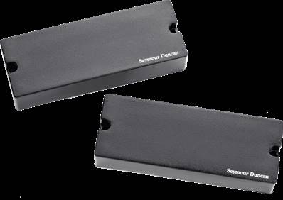 micro guitare electrique seymour duncan blackouts 8, kit noir