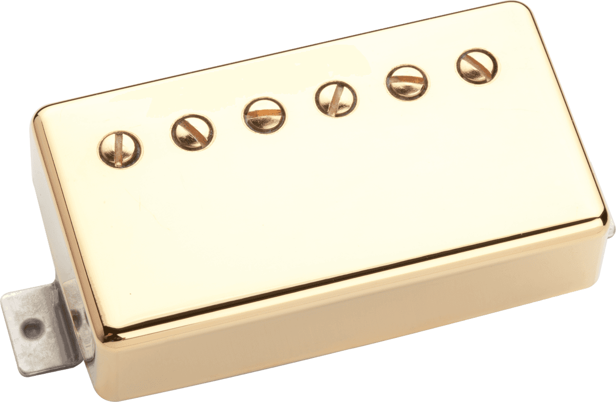 micro guitare electrique seymour duncan alnico ii pro hb, manche, gold