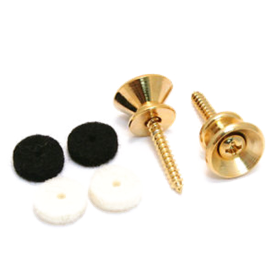 Pure Vintage Strap Buttons, Gold (2)