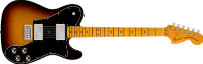 American Vintage II 1975 Telecaster Deluxe, Maple Fingerboard, 3-Color Sunburst