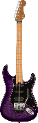 Marco Sfogli Signature Pro-Mod So-Cal Style 1 HSS FR CM QM, Caramelized Maple Fingerboard, Transparent Purple Burst