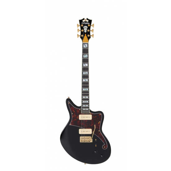 D'ANGELICO Deluxe Bedford Solid Black