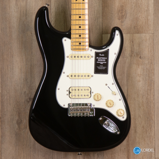 Fender Player II stratocaster Black touche érable