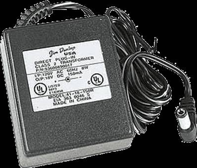 Dunlop ECB004 - adaptateur ac 18 v.