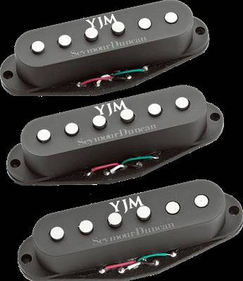 Seymour Duncan STK-S10S-B - kit yjm fury blanc noir