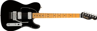 American Ultra Luxe Telecaster Floyd Rose HH, Maple Fingerboard, Mystic Black