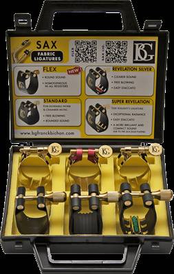 BG Coffret de 6 ligatures BG pour saxophone alto