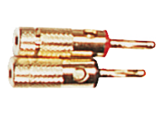 Yellow Cable BANANE - Connecteurs Fiches Banane Par 2 (soit 4 fiches)