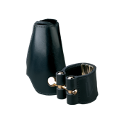 Vandoren Cuir LC26L - ligature et couvre-bec cuir pour saxo soprano