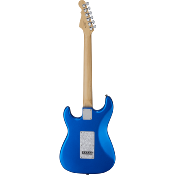 guitare electrique g&l fullerton deluxe legacy hb electric blue, touche érable
