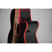 Takamine GF49CE CB Cosmic black Sparkle