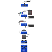 pedale d'effet guitare nux simulateur d'ampli de puissance et d'ir, sortie di