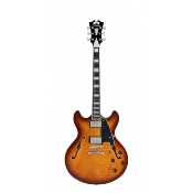 D'ANGELICO Premier DC Dark Iced Tea Burst