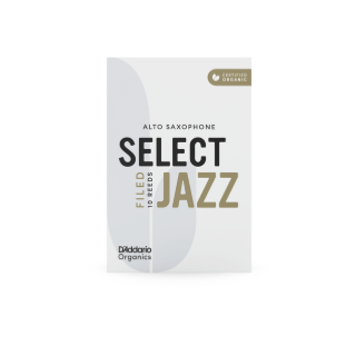 D'Addario Select jazz filed force 2 Hard - boîte de 10 anches pour saxophone alto