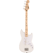 Squier Sonic Bronco Bass, Maple Fingerboard, White Pickguard, Arctic White