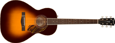 PS-220E Parlor, Ovangkol Fingerboard, 3-Color Vintage Sunburst