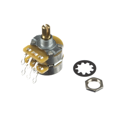 Dual 500K/250K Split Shaft Potentiometer