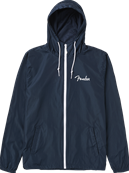 Fender Spaghetti Logo Windbreaker, Navy, S