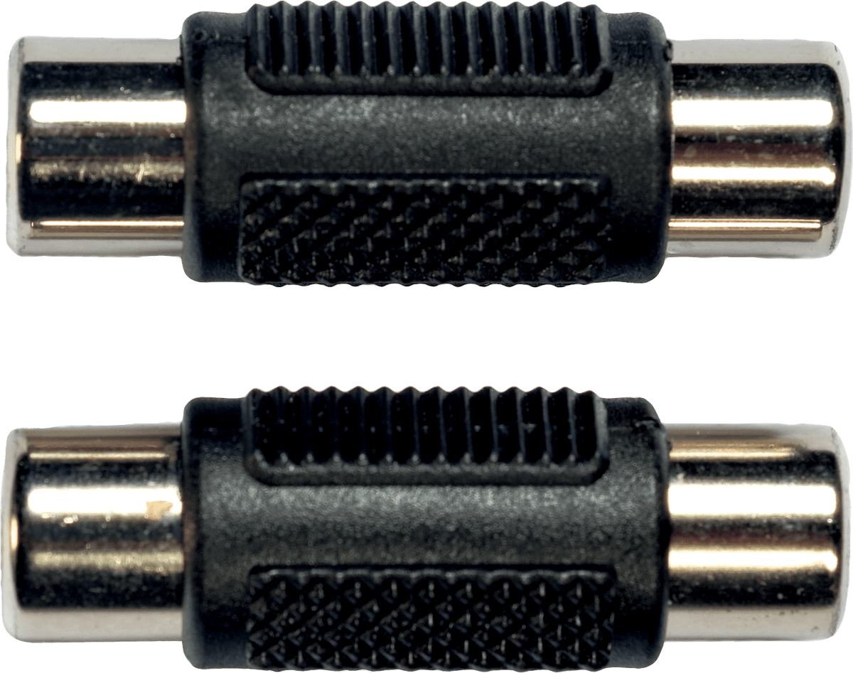 Yellow Cable AD11 - Adaptateur RCA Femelle/RCA Femelle (Par 2 Pièces)