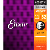 Elixir 11027 - Jeu de Cordes acoustiques Nanoweb 11-52