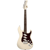 guitare electrique g&l guitare electrique tribute comanche olympic white