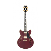 D'ANGELICO Deluxe DC Satin Trans Wine