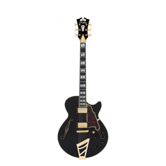 D'ANGELICO Excel SS Solid Black