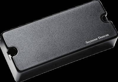 micro guitare electrique seymour duncan blackouts 7 ph2, chevalet, noir