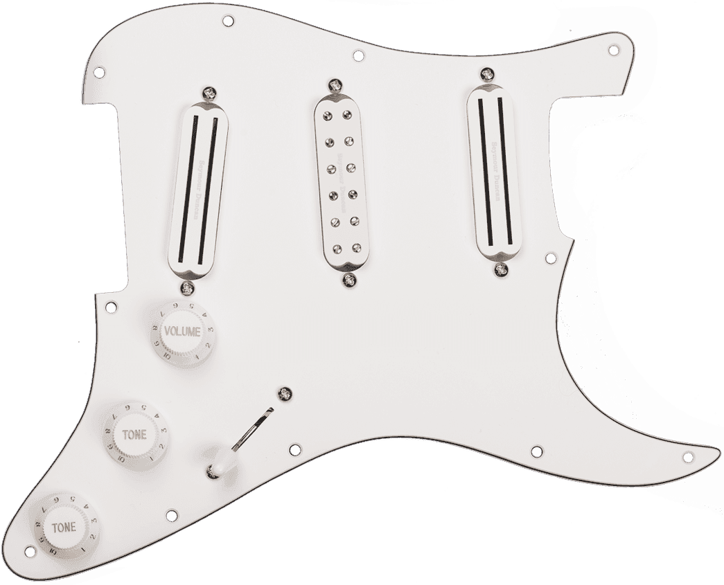 Seymour Duncan DMLP-W - dave murray loaded pickguard blanc