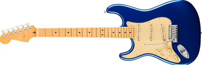 American Ultra Stratocaster Left-Hand, Maple Fingerboard, Cobra Blue