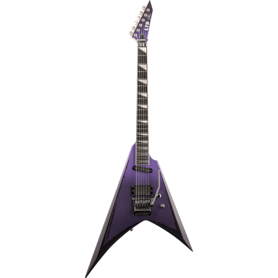 Ltd Alexi Laiho Signature ripped purple fade satin