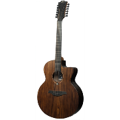 guitare electro-acoustique lag guitare acoustique sauvage jumbo 12 cordes pan coupé électro
