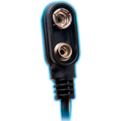 Adaptateur Cioks Flex Type 6 Black - 6050 9V Battery 50Cm