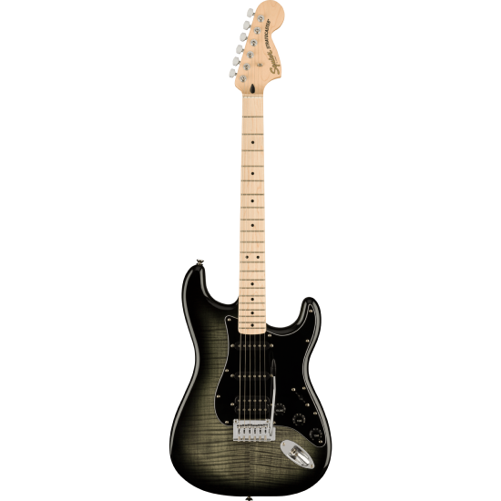 Affinity Series Stratocaster FMT HSS, Maple Fingerboard, Black Pickguard, Black Burst