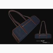 Dôme France "One Way" DFOW-BN - Sac en Cuir pleine fleur pour flûte - Bleu Nuit